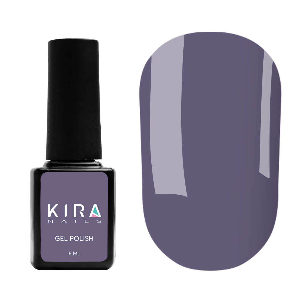 Kira Nails gel varnish No. 159 (muted gray-blue, enamel), 6 ml