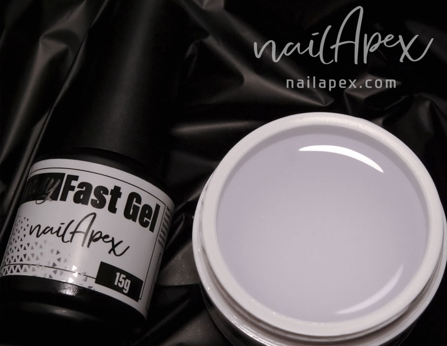 NailApex Easy Fast Gel Жидкий гель №1 прозрачный, 30 мл