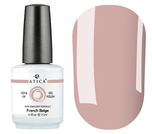 Gel varnish Atica French Beige GPM91 (beige, enamel), 7.5 ml