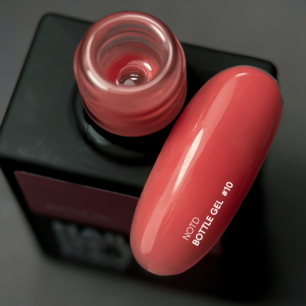 Nails Of The Day Bottle Gel №10 (coral), 30 ml