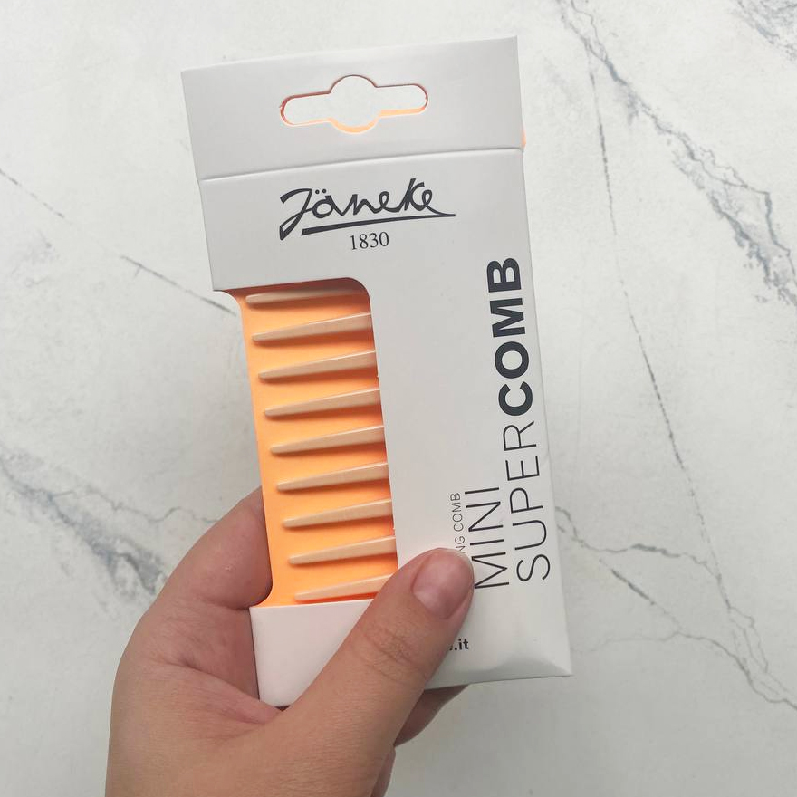 Janeke Mini Supercomb Гребень для волос Бежевый