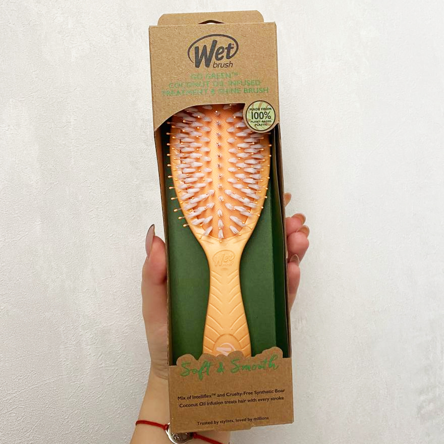 WET BRUSH Hair brush GO GREEN Treatment - Coconut Oil