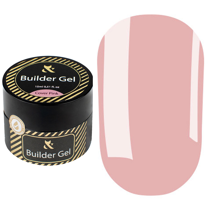F.O.X Builder gel Cover Pink моделюючий середньої консистенції, 15 мл