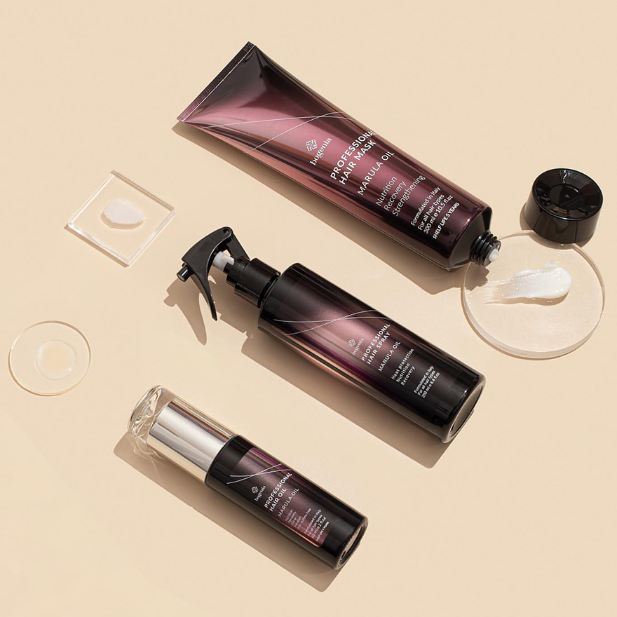 BOGENIA Thermal protection spray with Marula Oil Marula Oil Professional Hair Spray, 250 ml