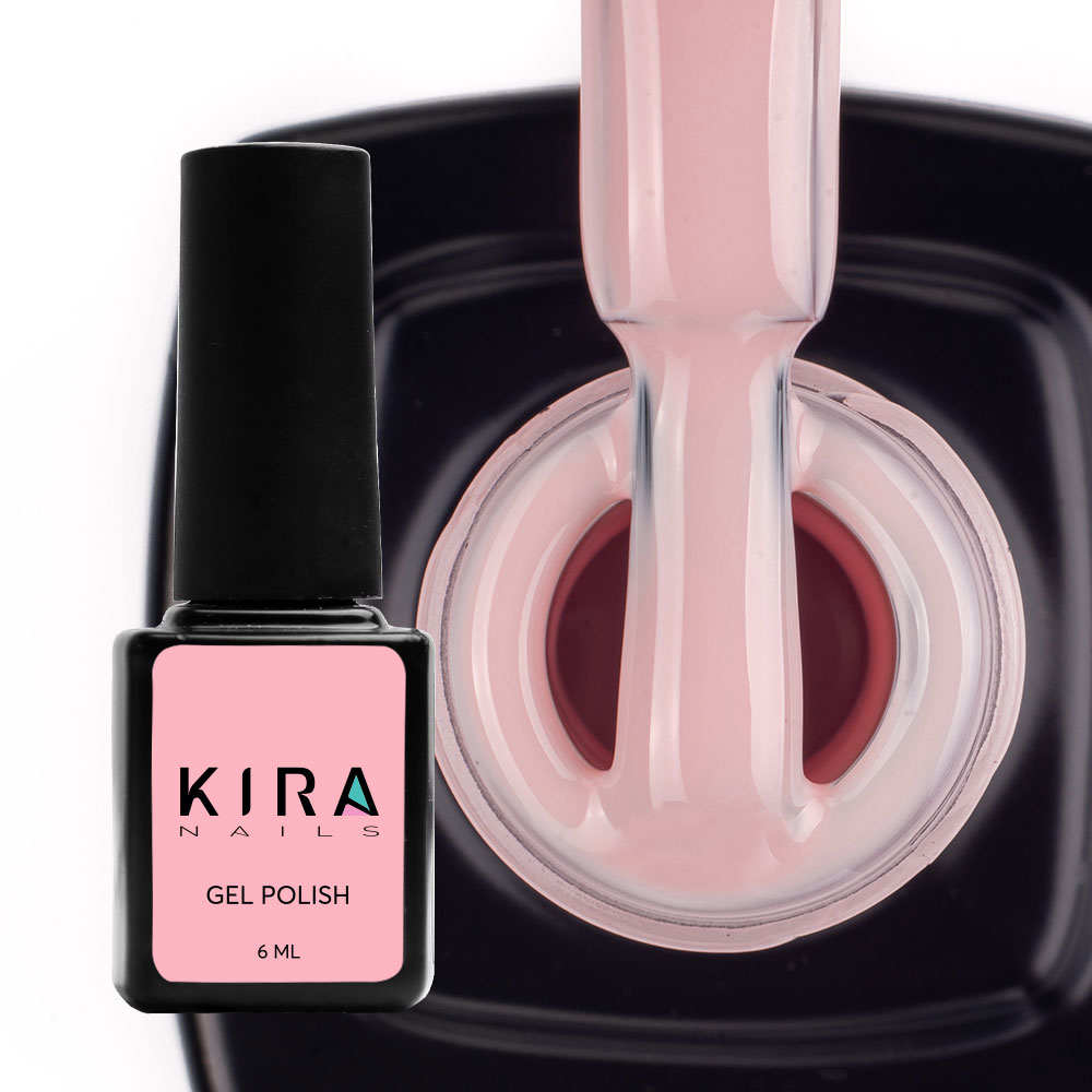 Гель-лак Kira Nails №003 (світлий рожевий для френча, емаль), 6 мл