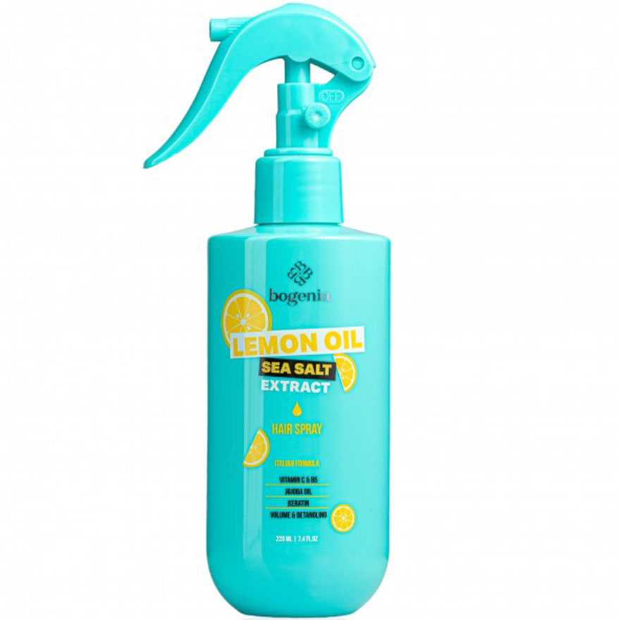 GIFT BOGENIA Hair spray Lemon Oil & Sea Salt Spray, 220 ml