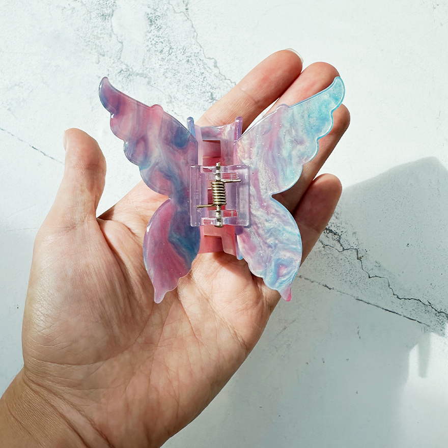 Crab butterfly chameleon blue-pink Crab butterfly chameleon blue-pink