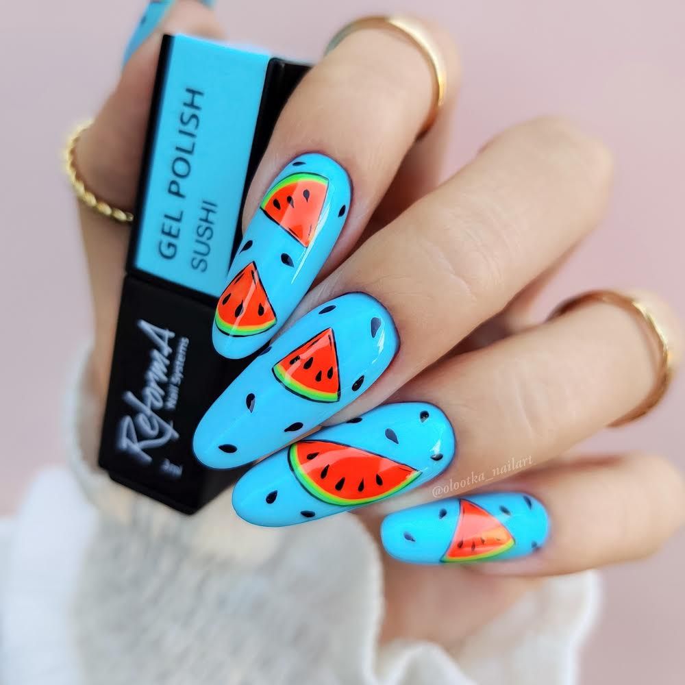 ReformA Gel Polish, Sushi (Intense Blue, Enamel), 10 ml