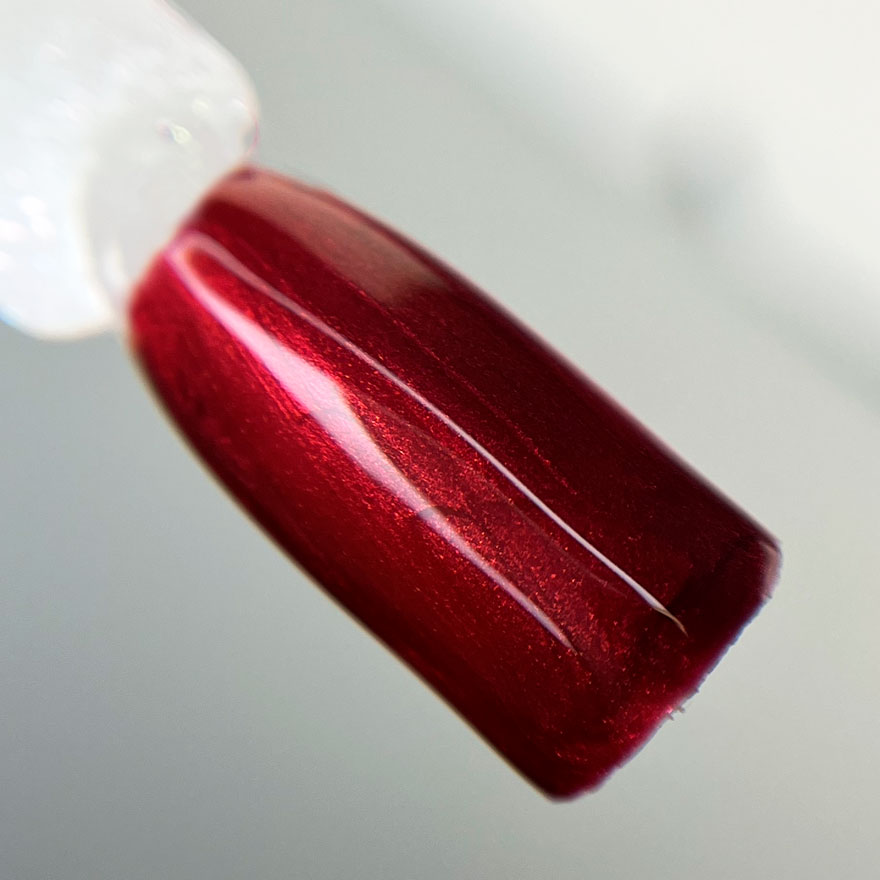 Atica Кольорова база Brick Red (червоний, перламутр), 15 мл Atica Кольорова база Brick Red (червоний, перламутр), 15 мл