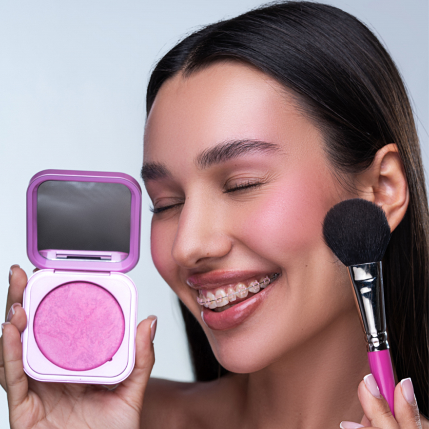 ZOLA Румяна Velvet Blush Glow 03 Прохладный пион Cool Peony, 8.5 г