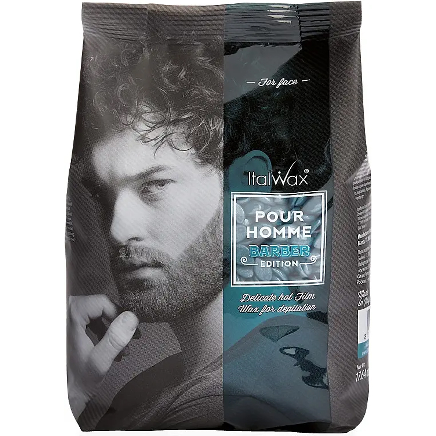 ITALWAX Hot wax in granules for the face Barber Pour Homme, 500 g ITALWAX Hot wax in granules for the face Barber Pour Homme, 500 g
