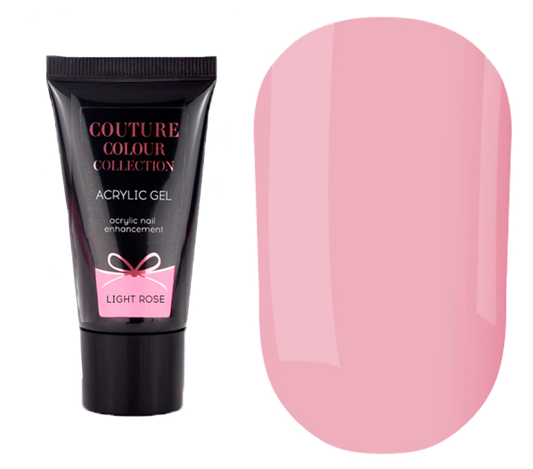 COUTURE Colour Acrylic Gel - Light Rose, 30 мл