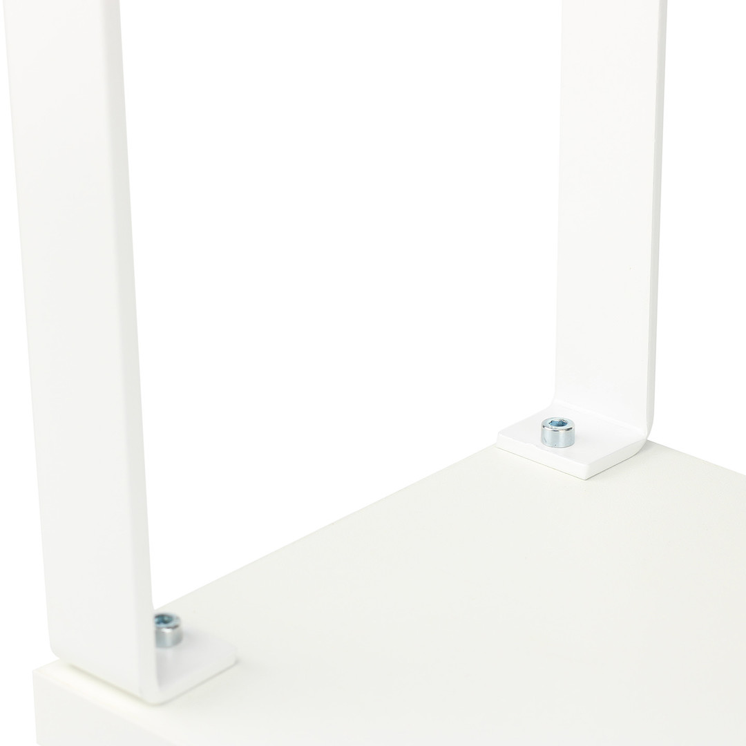 SPENVI Pedicure stand Loft Total White on removable metal legs
