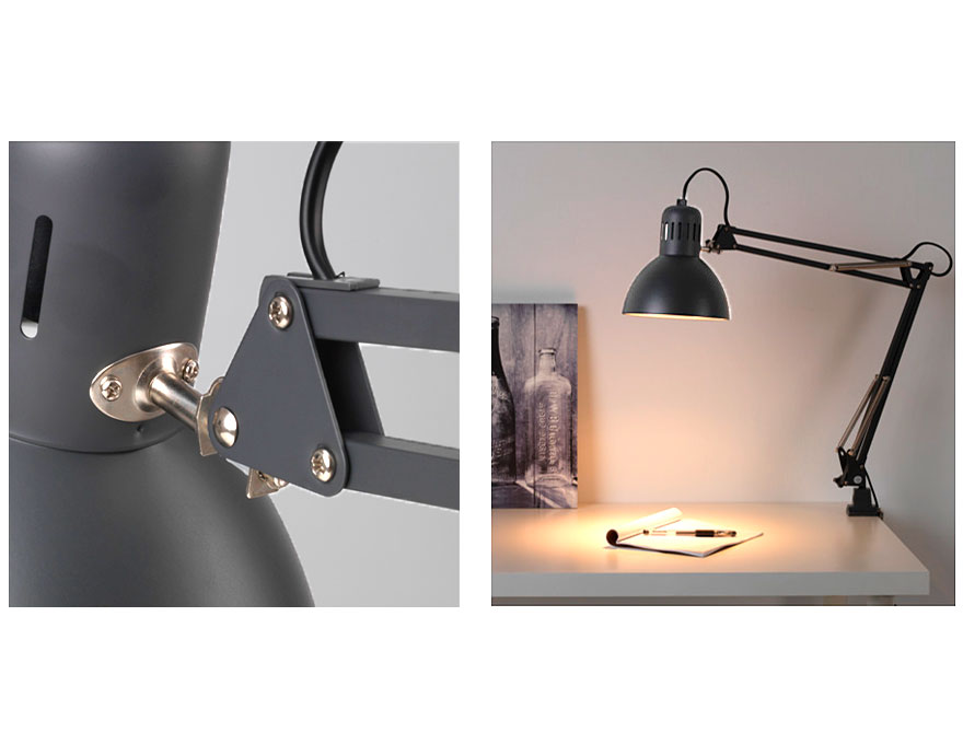 Lamp IKEA TERTIAL 703.554.55, graphite, (for table lighting and perfect highlights on nails)