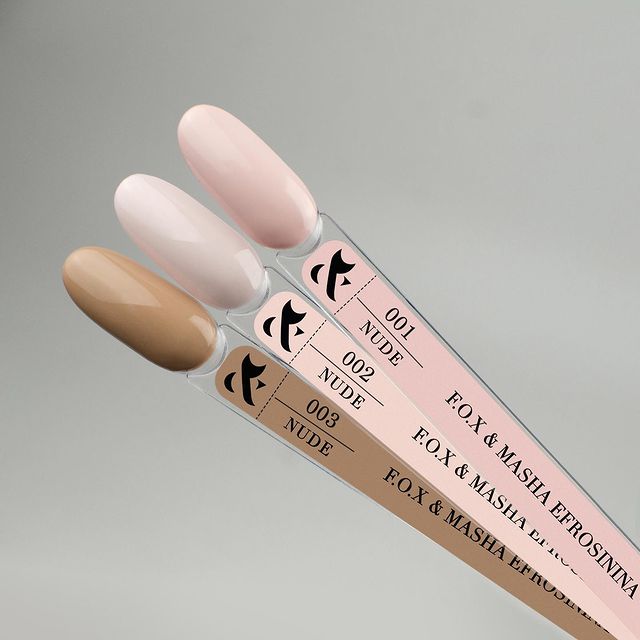 FOX Masha Efrosinina gel varnish No. 001 (nude pink, enamel), 5 ml