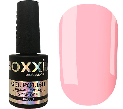 OXXI Гель-лак для ногтей №110 (нежный розовый, эмаль), 10 мл