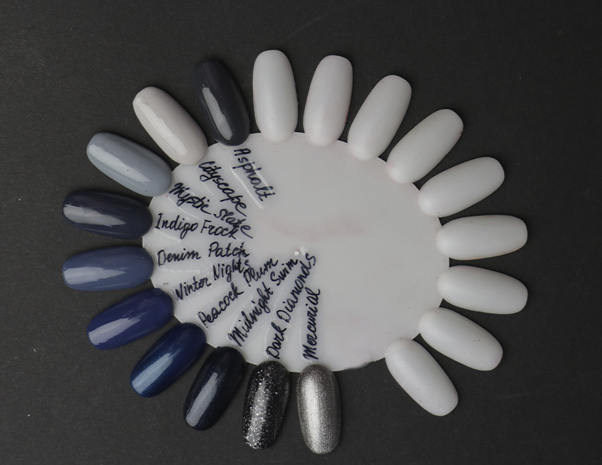 СND Shellac gel varnish, Winter Nights (blue), 7.3 ml