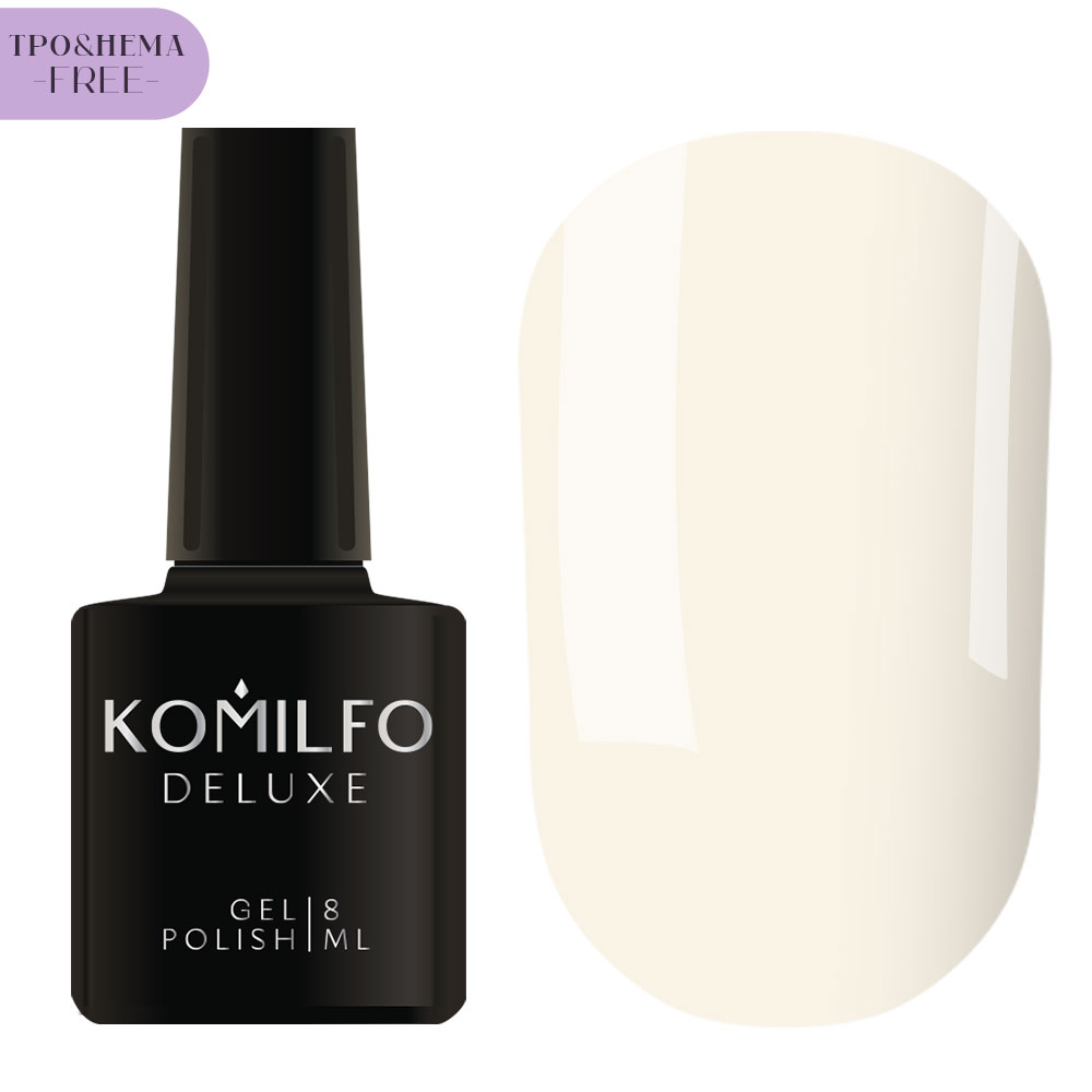 Gel varnish Komilfo DeLuxe Termo C003 (light brown, when heated - bright light green), 8 ml