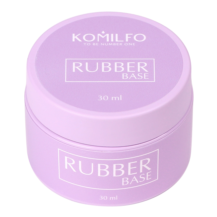 Komilfo Rubber Base Coat - каучукова база для гель-лаку, 30 мл (без пензлика)