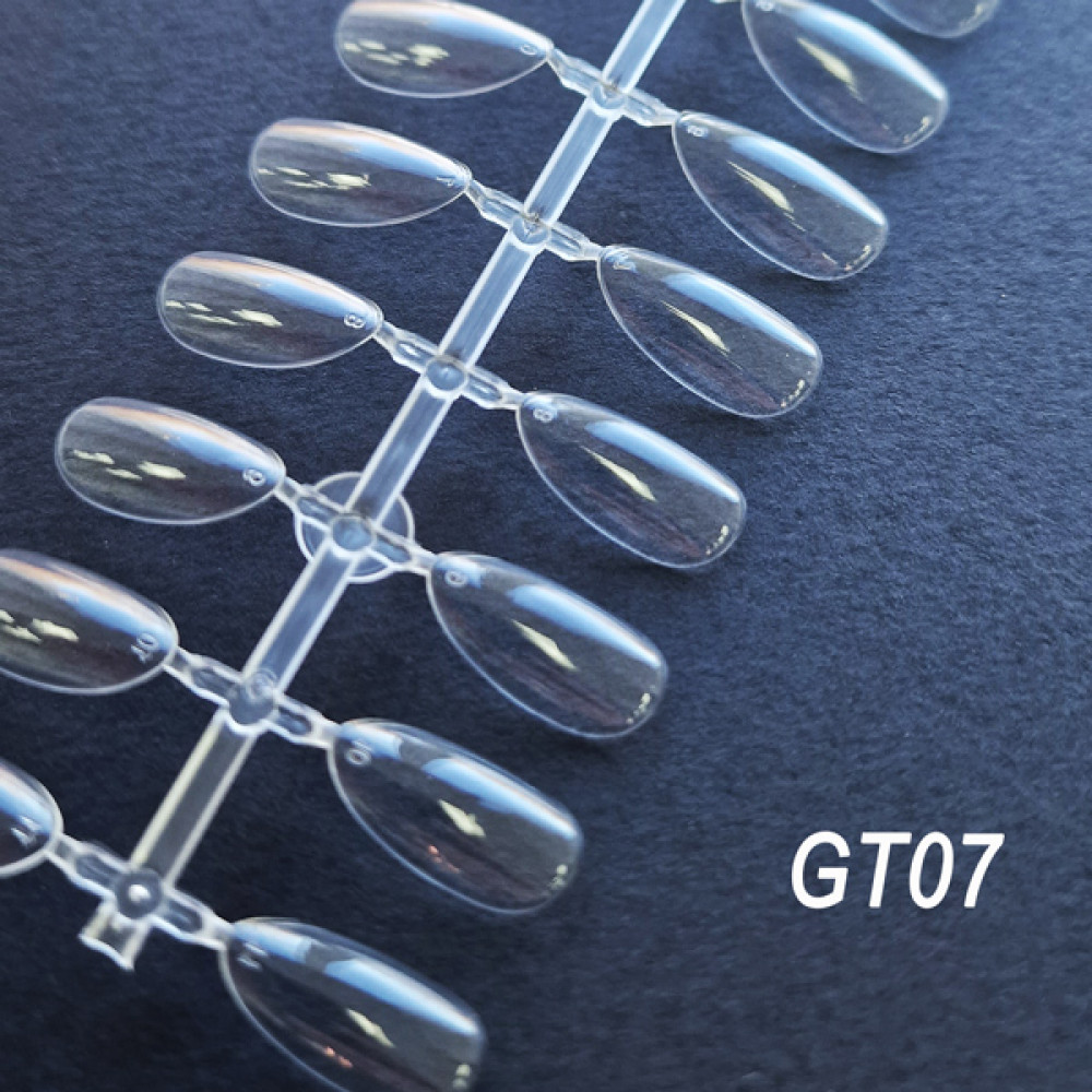 Nailapex Gel tipsi Migdal without contact zone, №7, 24 pcs