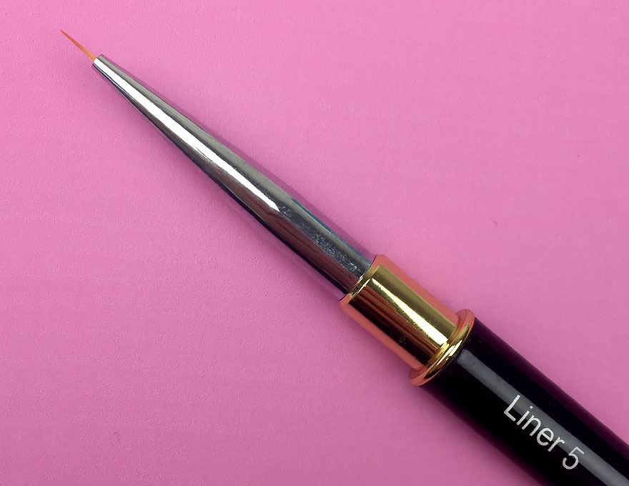 Brush for fine lines Kira Nails Liner 5 (Nylon) Brush for fine lines Kira Nails Liner 5 (Nylon)