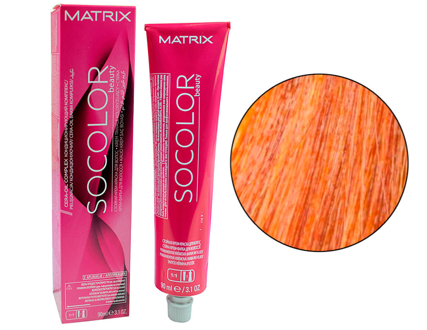 Крем-краска для волос Matrix So Color 8CC (8.44) глубокий медный светлый блондин, 90 мл