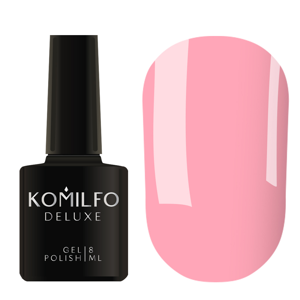 Гель-лак Komilfo Deluxe Series SBL007 (теплий рожевий, емаль), 8 мл