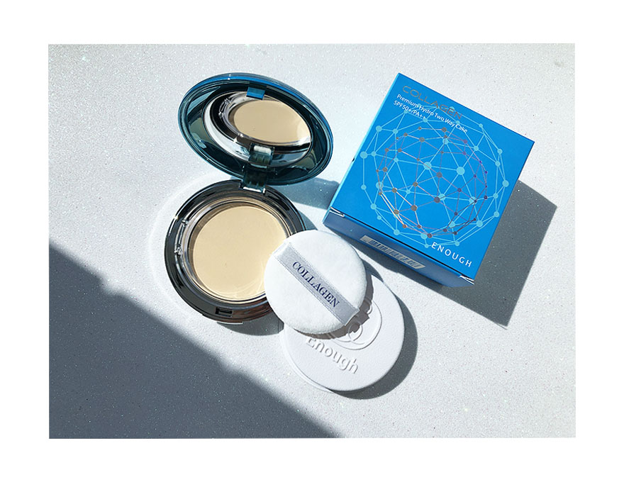 УЦІНКА ENOUGH Collagen Premium Hydro To Way Cake SPF50+/PA++, пудра №13 + змінний блок, НЕ ТОВАРНИЙ ВИД