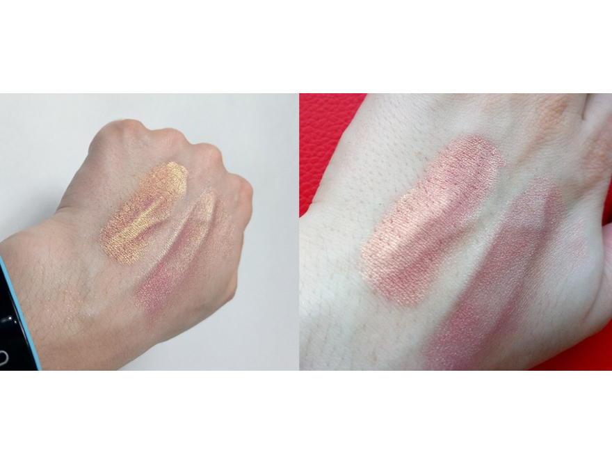 Pigment for eyelids SINART, Gold Red No. 66 (golden pink), 1 g