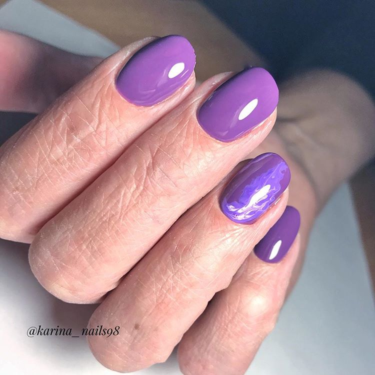 Гель-лак Kira Nails №030 (фіолетовий, емаль), 6 мл