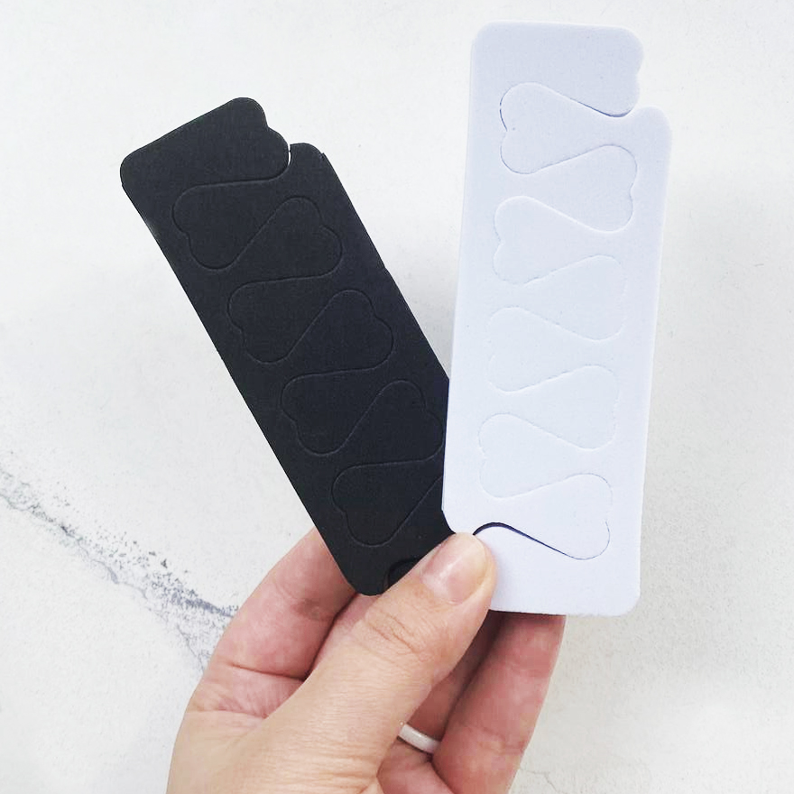 FRC Beauty Finger separators, black (24 pcs)