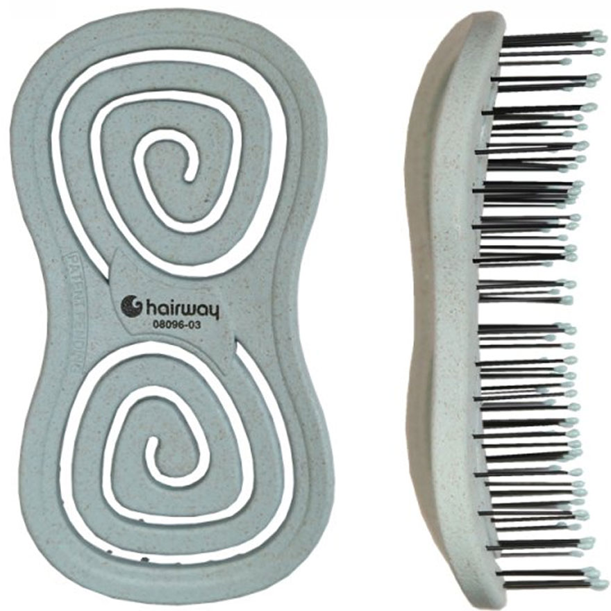 Hairway Щітка масажна Organica блакитна 118 мм