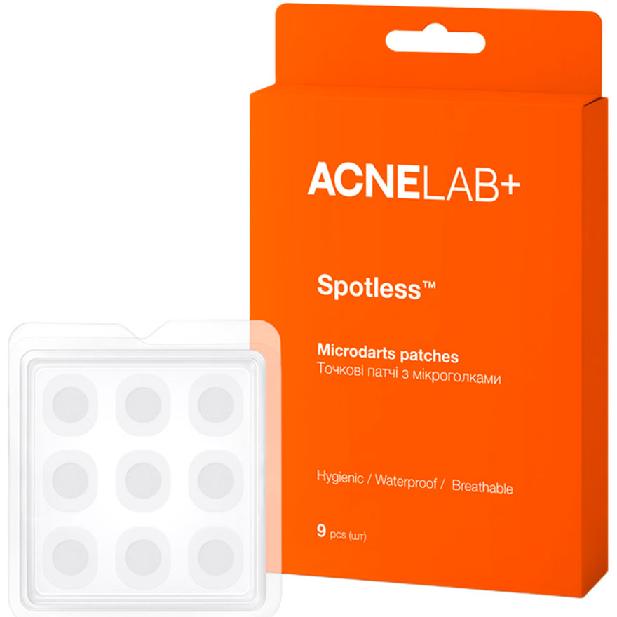 ACNELAB+ Патчі точкові з мікроголками Spotless Microdarts patches, 9 шт. ACNELAB+ Патчі точкові з мікроголками Spotless Microdarts patches, 9 шт.