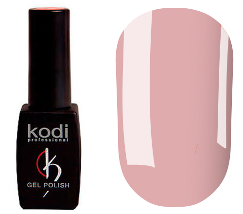 Gel polish Kodi Professional No. CN 020 (tea troyanda, napivprozory), 8 ml