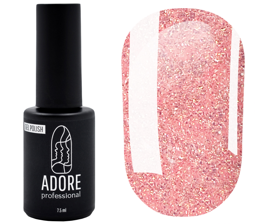 Gel polish ADORE Professional No. 317 (pale pink with mica), 7.5 ml