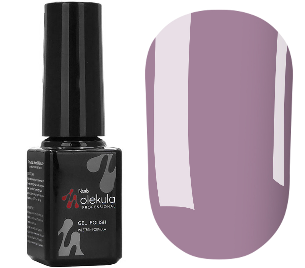 Gel polish Molekula №100 (anthracite, enamel), 6 ml
