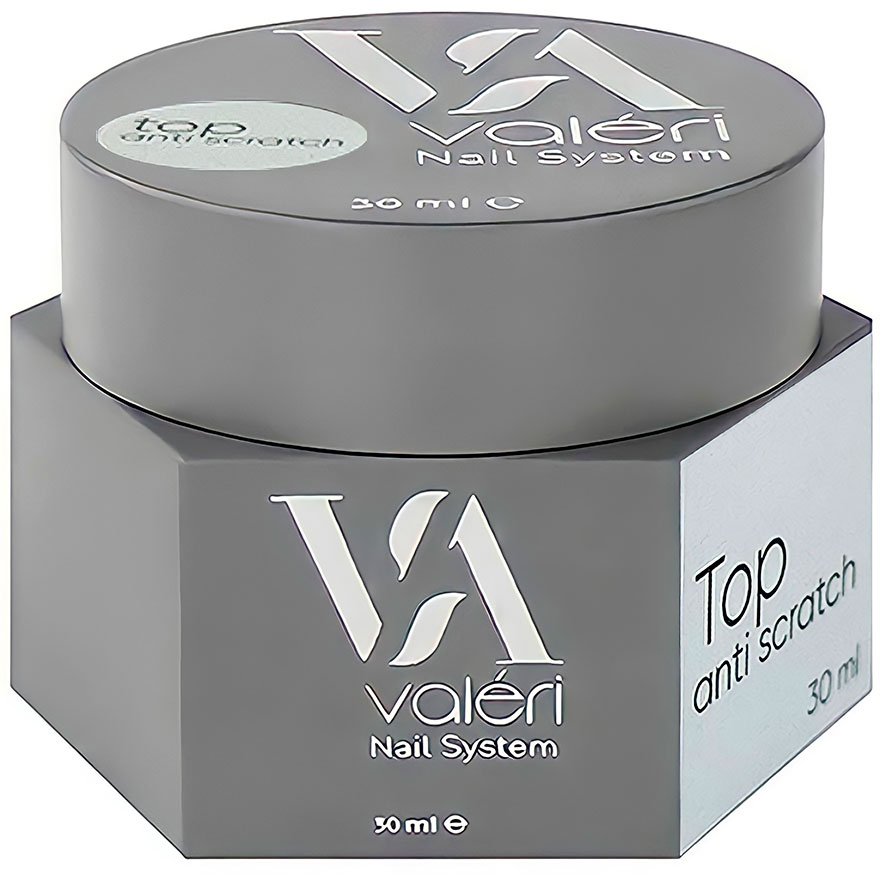 Valeri Топ для нігтів Top Anti Scratch, 30 мл Valeri Топ для нігтів Top Anti Scratch, 30 мл