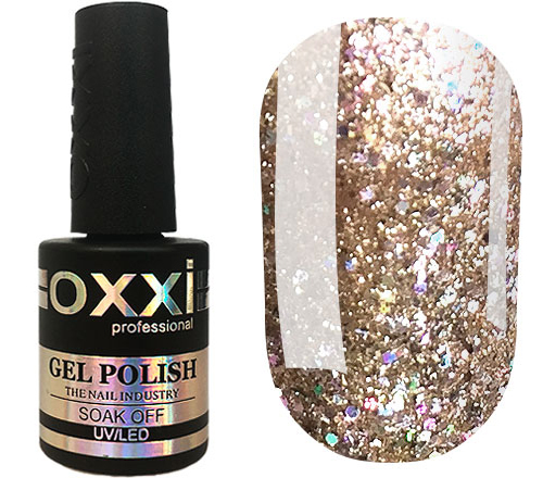 OXXI Гель-лак для ногтей Star Gel №009 (светлый золотисто-коричневый, с блестками и слюдой), 10 мл OXXI Гель-лак для ногтей Star Gel №009 (светлый золотисто-коричневый, с блестками и слюдой), 10 мл