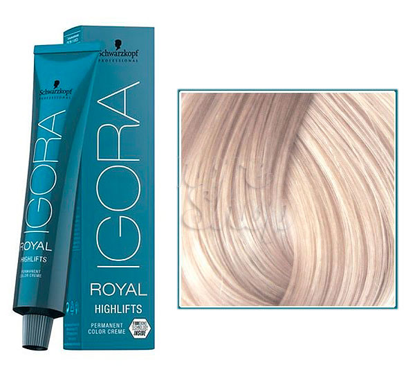 Professional hair dye Igora Royal Highlifts 12-19 special blonde sandre purple, 60 ml