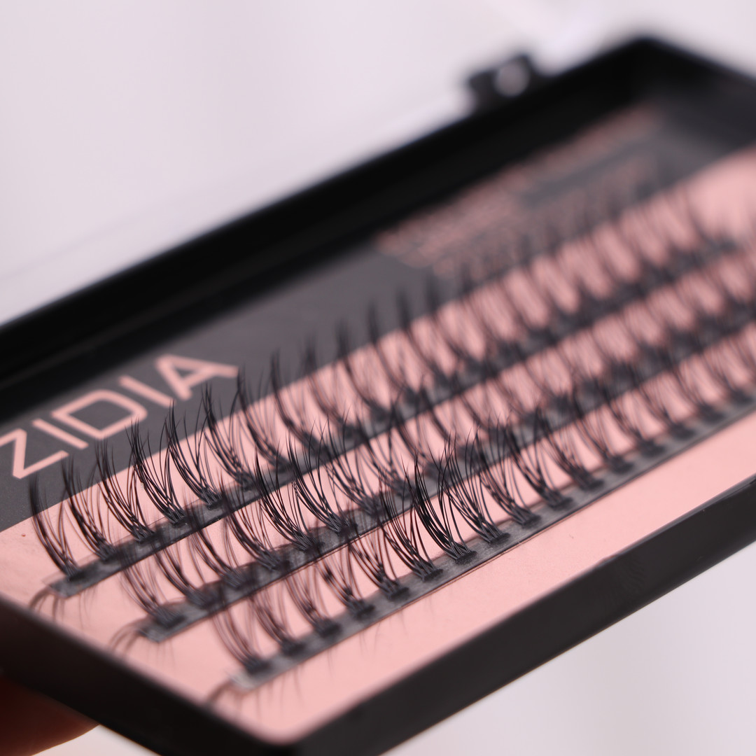ZIDIA Cluster lashes 20D Flame Series C 0.10 (3 bands, size 9mm)