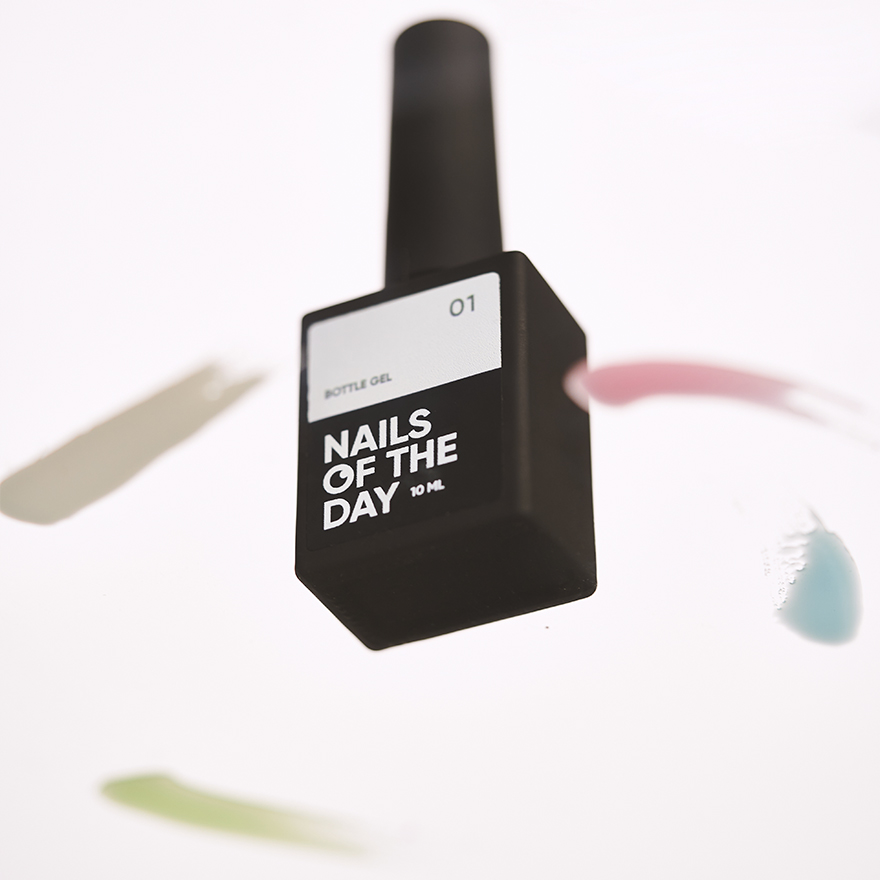 Nails Of The Day Nail Bottle Gel No. 01, 10 ml