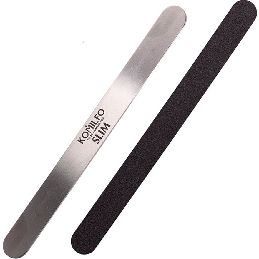 Komilfo replacement files for manicure - SLIM, 180 grit, 12 / 135mm, 50 pcs