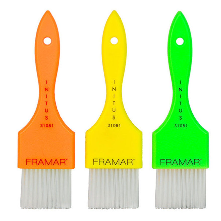 Framar Power Painter Brush Set Neon Лимитированная коллекция кистей "Мечта колориста" (3 шт)