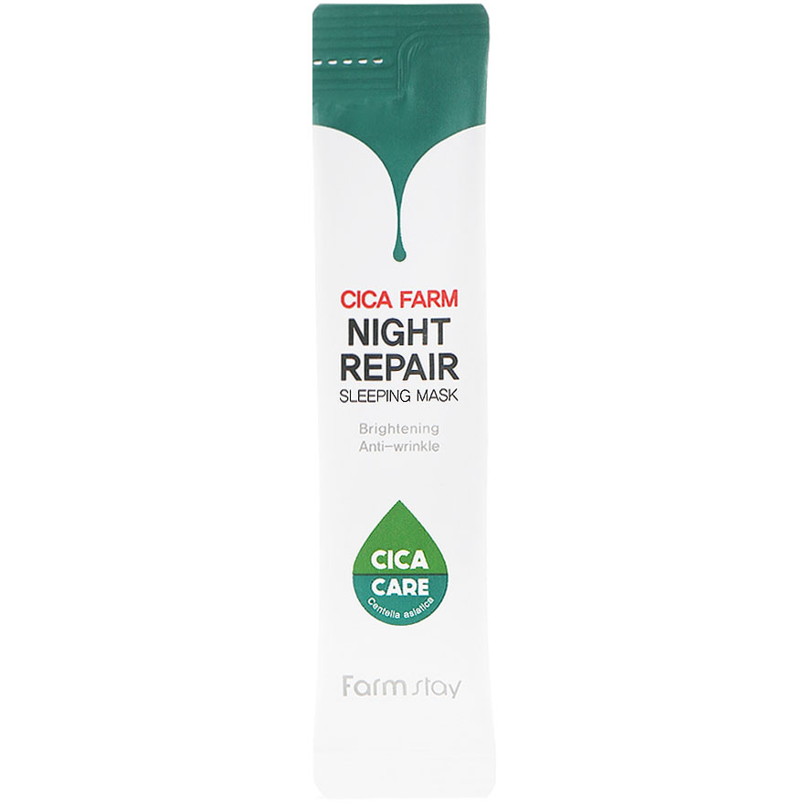 FARMSTAY Cica Farm Night Repair Sleeping Mask - centella asiatica, 4 ml