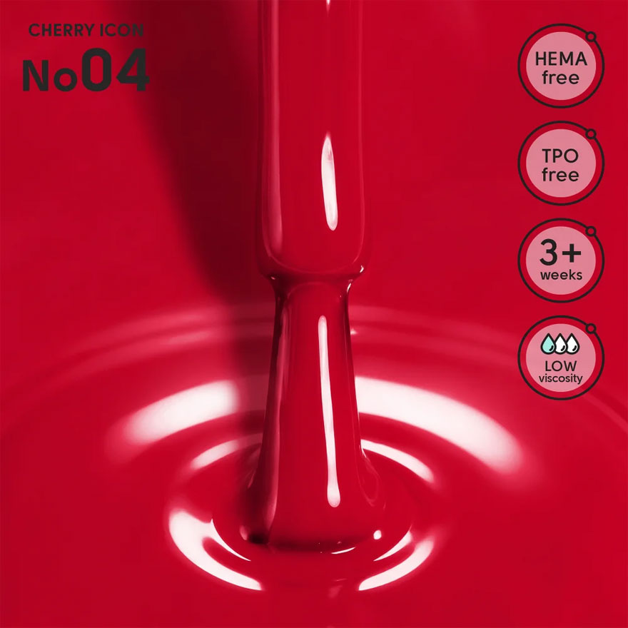 Shelly Гель-лак Cherry Icon 04, 12 мл