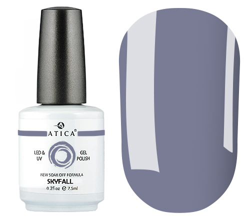 Atica Skyfall GPM15 gel-varnish (dark blue, enamel), 7.5 ml