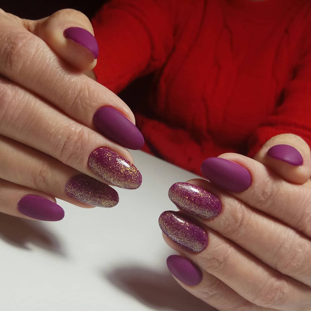 Kira Nails gel varnish No. 062 (rich purple, enamel), 6 ml