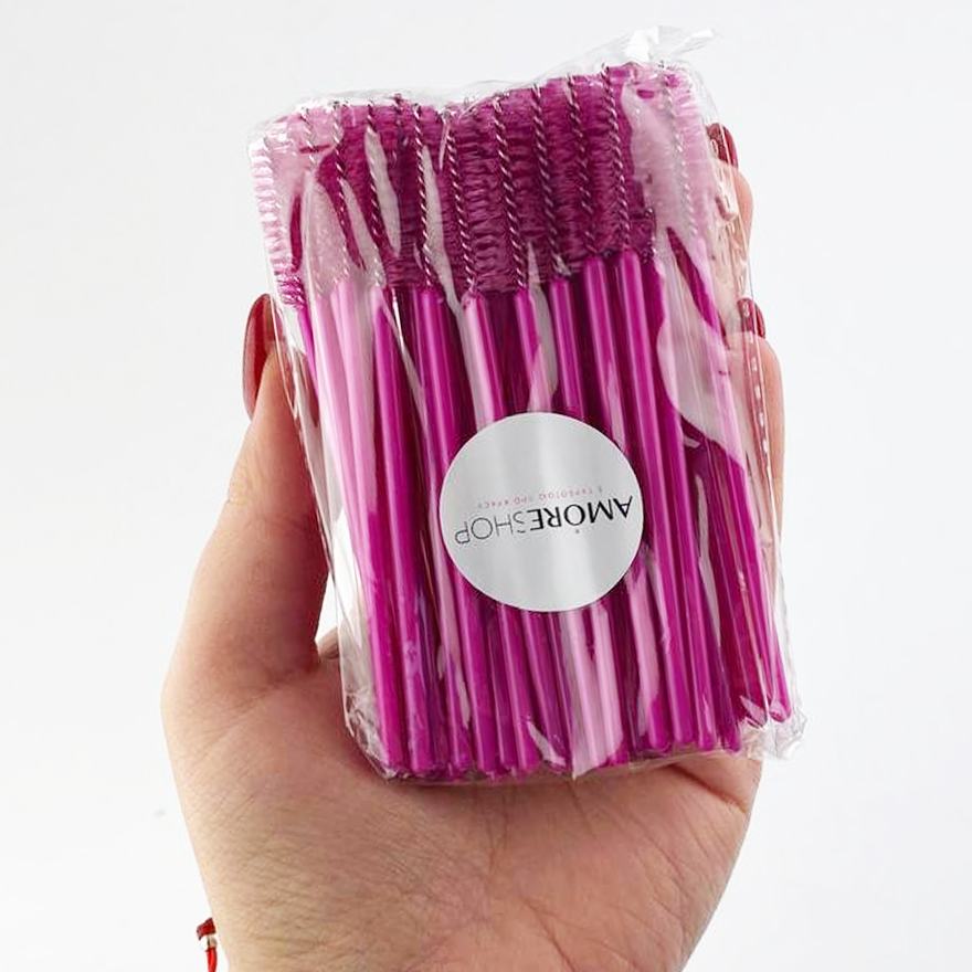 Hair brush, nylon, fuchsia (50 pcs/pack)