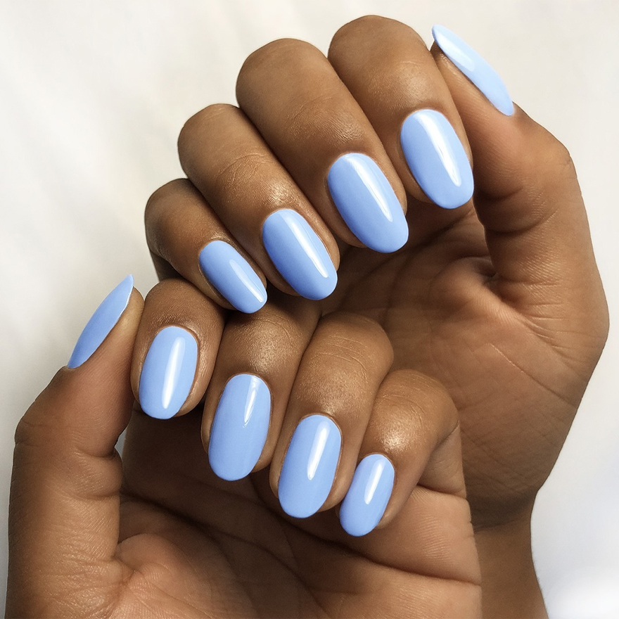 Gel polish CND Shellac Chance Taker (sky blue, enamel), 7.3 ml