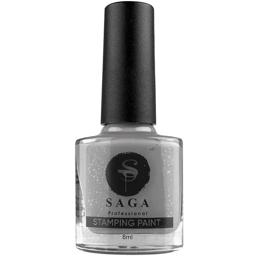 SAGA professional varnish stamping paint 22 light gray, 8 ml